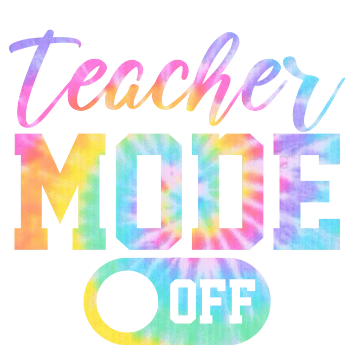 Teacher Mode Off Colorful Retro Toddler Sweatshirt