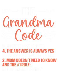 The Grandma Code Granny Grandmother Grandparent Gift Insulated Varsity Jacket