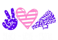 Peace Love Cheer Cheerleader Teen Girls Funny Cheerleading Gift Baby Bodysuit