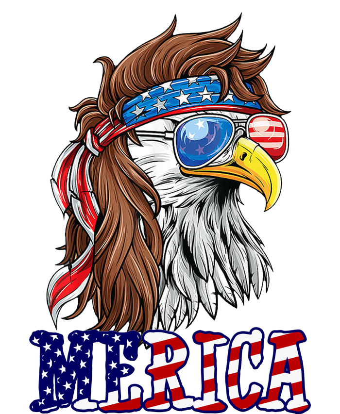 Merica Mullet Eagle Independence Day Mousepad