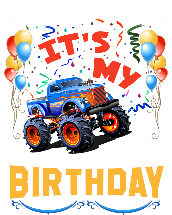 It Is My Birthday Boy Monster Truck Car Party Day Kids Cute Gift T-Shirt