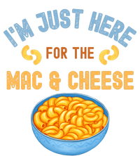 I'm Just Here For The Mac And Cheese Funny Food Humor Women's V-Neck T-Shirt