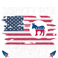 Donkey Pox The Disease Destroying America Funny Anti Biden Short Acrylic Beanie