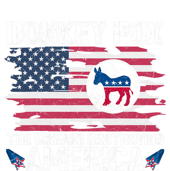 Donkey Pox The Disease Destroying America Funny Anti Biden Short Acrylic Beanie