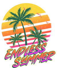 Retro 80s Eighties Tropical Endless Summer Canvas