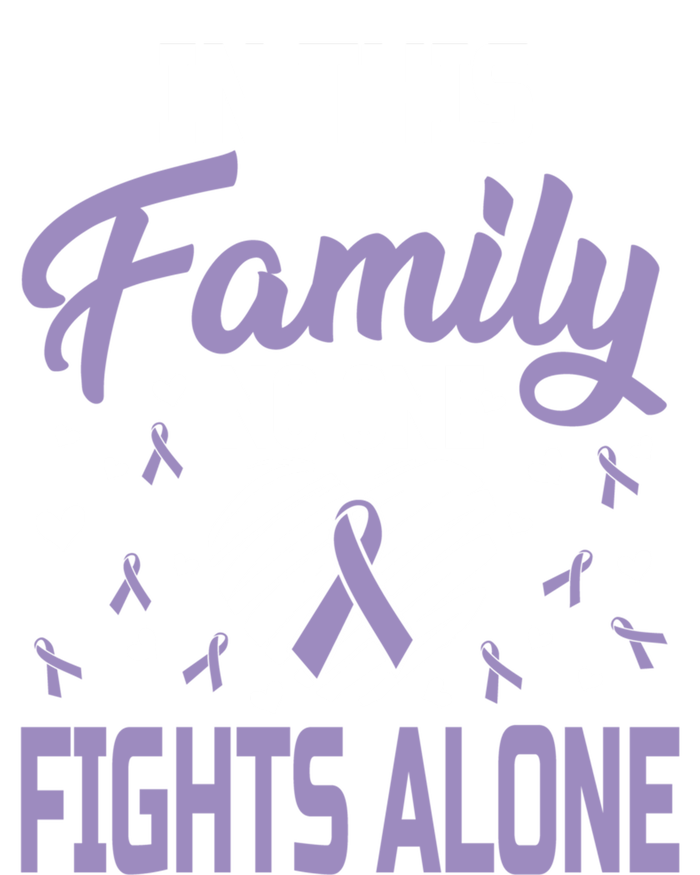 Testicular Cancer In This Family No One Fights Alone Gift Tie-Dye Long Sleeve Shirt