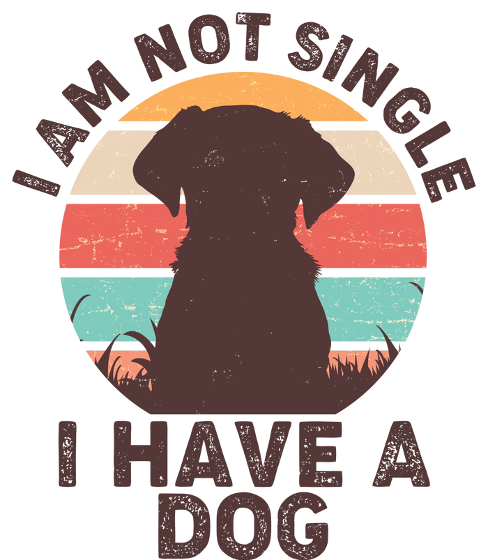 Funny I Am Not Single I Have A Dog Performance Sprint T-Shirt