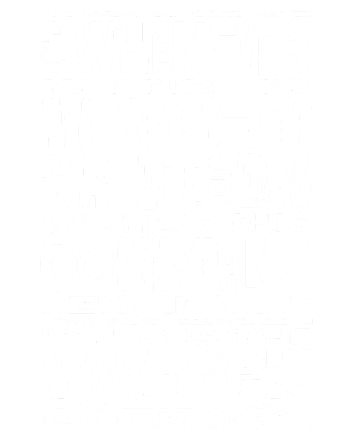 Isaiah 30:21 Bible Verse Quote Canvas