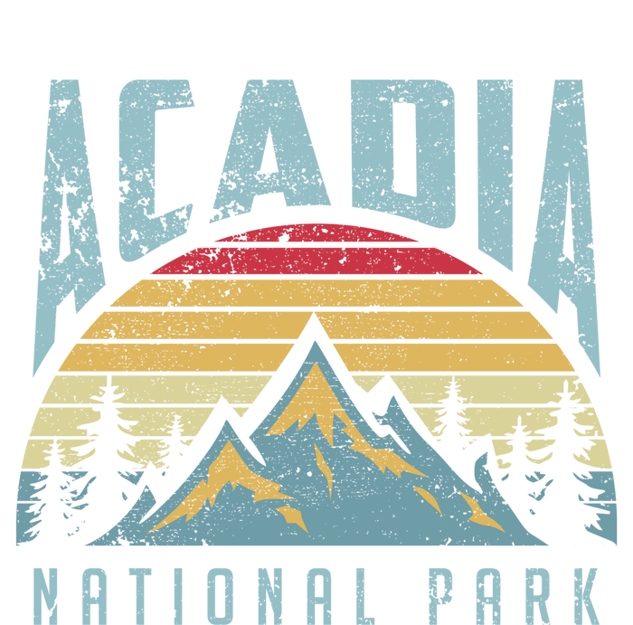 Acadia National Park Maine Mountains Retro Gift T-Shirt