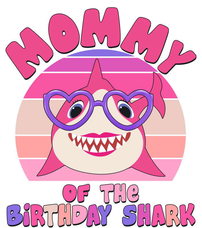 Cute Mommy Of The Birthday Shark Premium T-Shirt