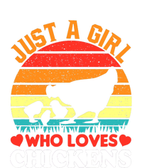 Just A Girl Who Loves Chickens Farmer Farm Tie-Dye T-Shirt