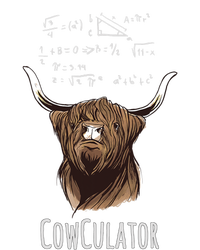 Scottisch Cow Cowculator Scottish Highland Cattle Bumper Sticker