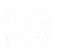 I'm Sure Drunk Me Had Her Reasons Funny Retro Vintage Tall Hoodie