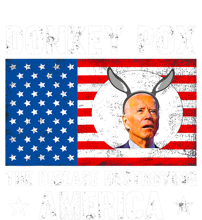 Funny Donkey Pox The Disease Destroying America Anti Biden T-Shirt