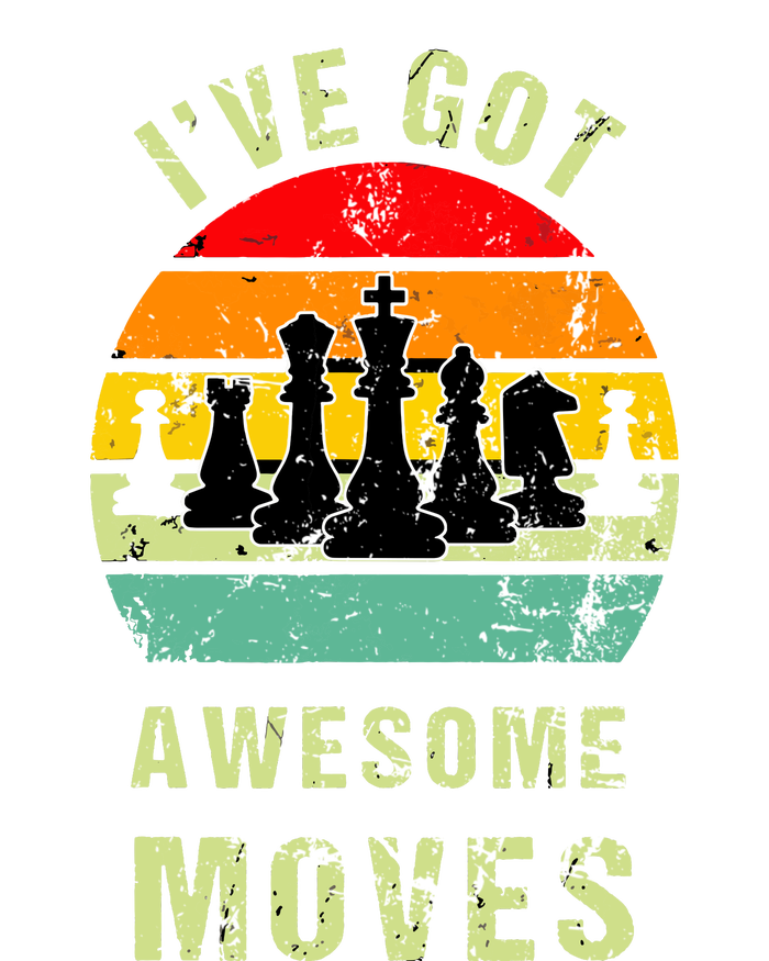 Retro Vintage I've Got Awesome Moves Chess Player Gift Urban Pullover Hoodie