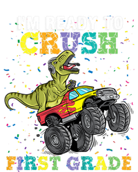 Kids I'm Ready To Crush First Grade Monster Truck Dinosaur Boys Back To School Full Zip Hoodie