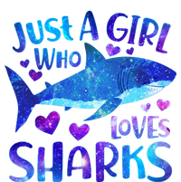 Funny Cute Just A Girl Who Loves Sharks Infant Baby Jersey Bodysuit