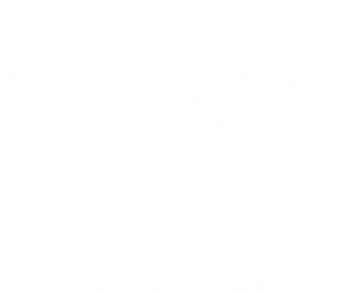 Wildwood Crest Nj Vintage Nautical Boat Anchor Flag Sports Gift Women's T-Shirt