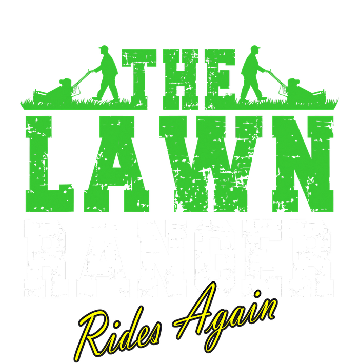 The Lawn Ranger Rides Again Lawn Mower Golf T-Shirt