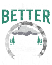 Life Is Better At The Lake Pontoon Boat Pontooning Gift T-Shirt