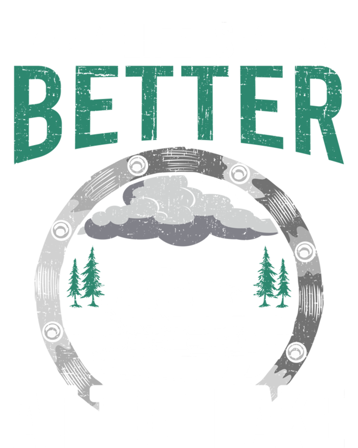 Life Is Better At The Lake Pontoon Boat Pontooning Gift T-Shirt