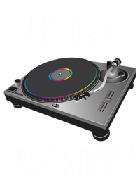 No Dj No Party Retro Vintage Dj Djane Vinyl Turntables Meaningful Gift Women's Tri-Blend 3/4-Sleeve Raglan Shirt