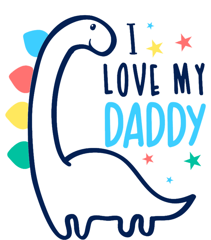 I Love My Daddy Dinosaur T-Shirt