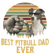 Best Pitbull Dad Ever Vintage Sunset Retro Ladies Essential Tank