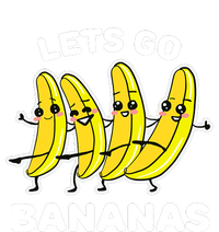 Let's Go Banana Funny Banana Squad Dancing Cute Toddler Zip Fleece Hoodie