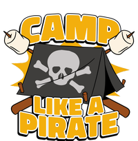 Camp Like A Pirate Zip Tote Bag