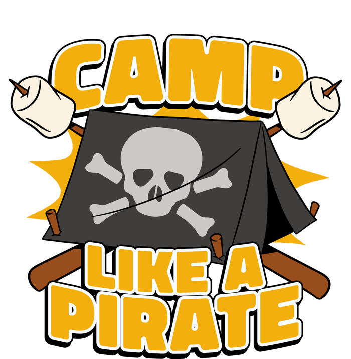 Camp Like A Pirate Zip Tote Bag