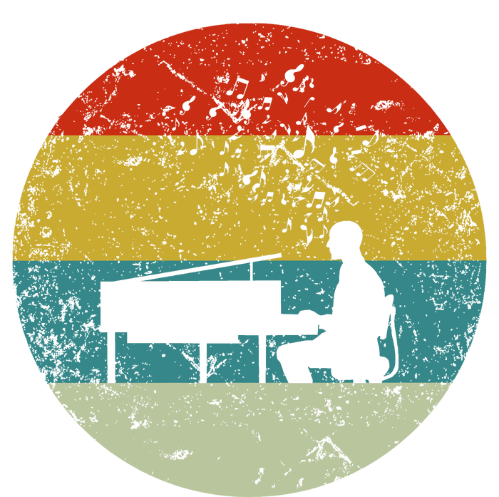 Retro Vintage Piano Player T-Shirt