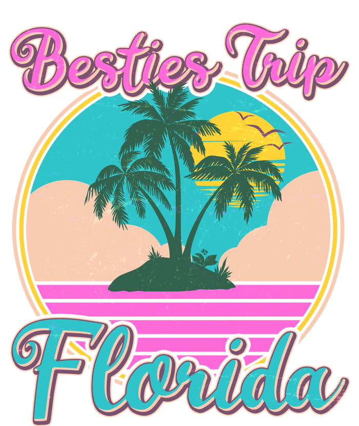 Retro VIntage Besties Trip Florida Long Sleeve Shirt