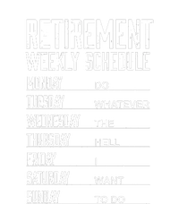 Funny Retired Retirement Schedule Gift Sustainable Beanie