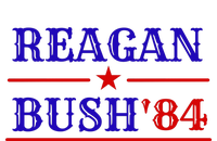 Reagan Bush 84 Women's V-Neck T-Shirt