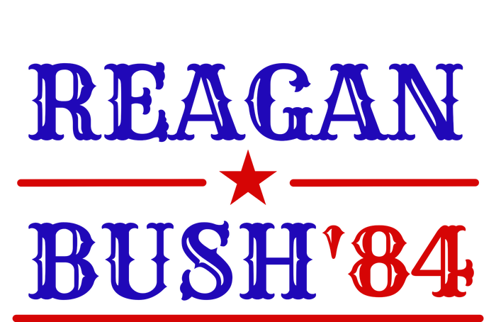 Reagan Bush 84 Women's V-Neck T-Shirt