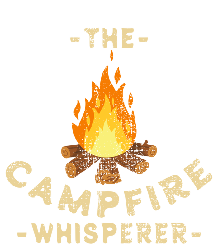 Campfire Whisperer Camping Pun Camper Campfire Funny Gift Softstyle Adult Sport Polo