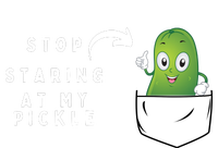 Stop Staring At My Pickle Adult Humor Pickle Lover Kids Long Sleeve Shirt