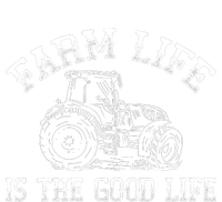 Farm Life Is The Good Life Farmer Tractor 7 Panel Mesh Trucker Snapback Hat