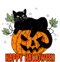 Black Cat Pumpkin Halloween Day Sublimation Retro Halloween Kids T-Shirt