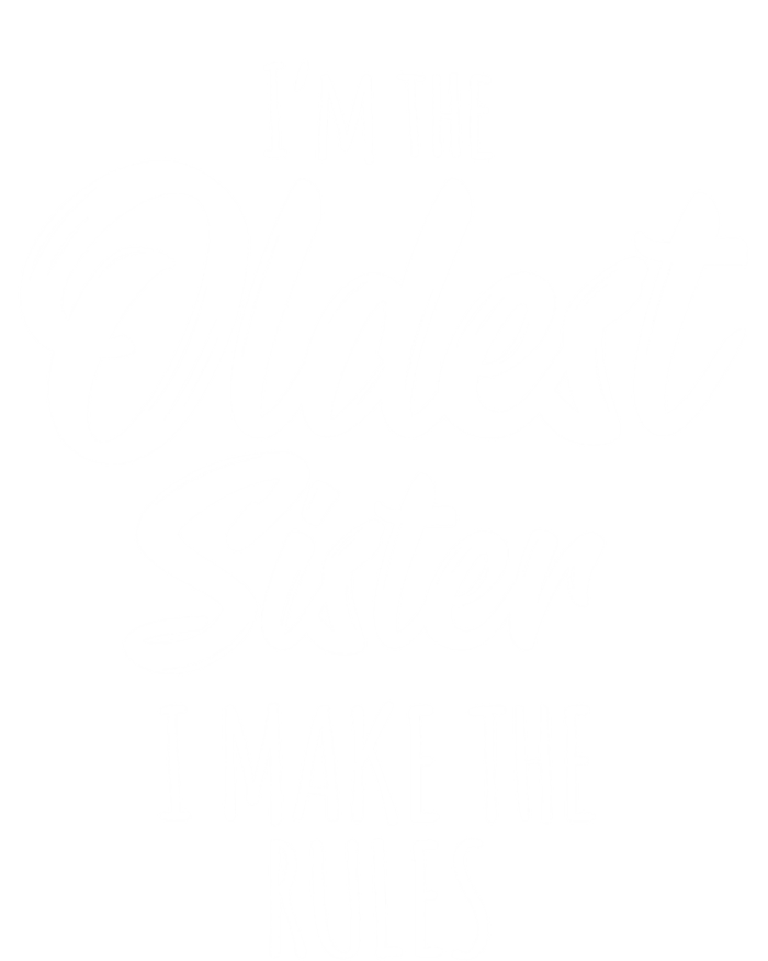 Oldest Sister Gift I Make The Rules Funny Matching Sibling Funny Gift Bumper Sticker