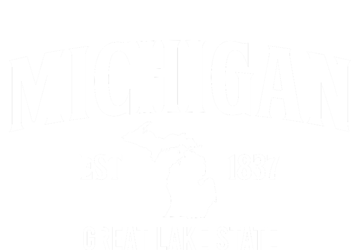 Michigan Est 1837 Great Lake State MI Pride USA Women's V-Neck T-Shirt