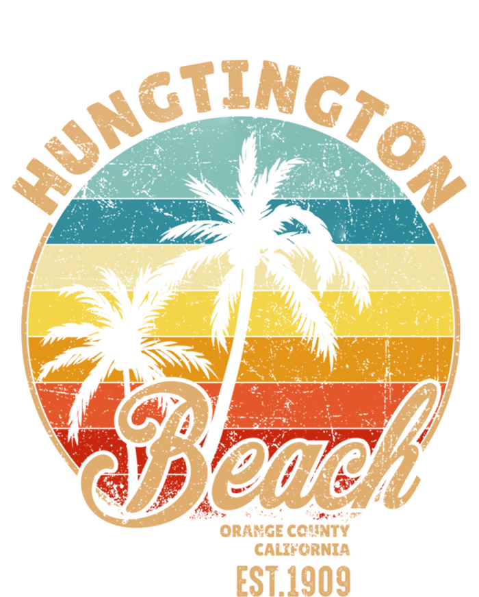 Huntington Beach Orange County California Design For Surfers Cute Gift Stripe Pom Pom Beanie