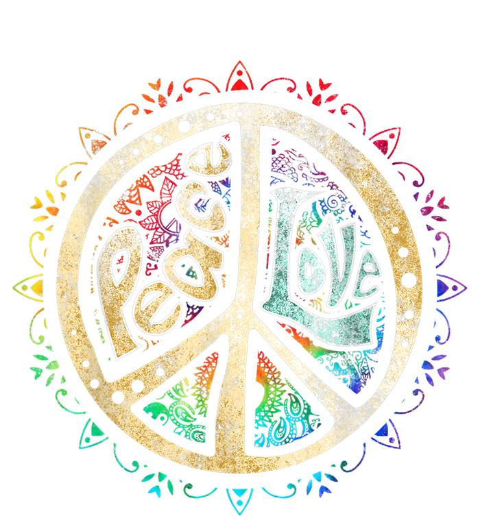 Retro Psychedelic Peace Sign Hip Funky Radical Great Gift Kids T-Shirt