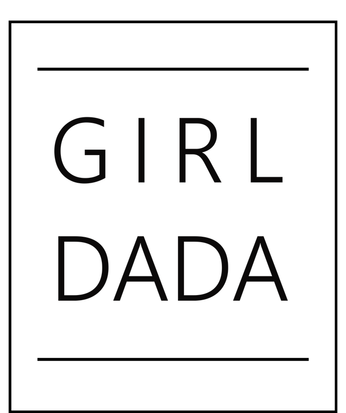 Girl Dada Cute Gift For Dad T-Shirt