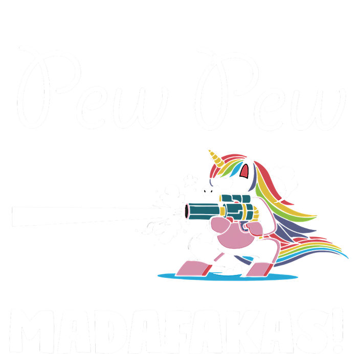 Pew Pew Madafakas Funny Unicorn Cute Adorable Kids T-Shirt