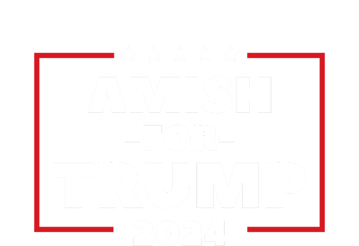 Amish For Trump 2024 Tie-Dye Long Sleeve Shirt