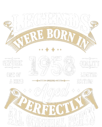 64th Birthday Vintage Legends Born In 1958 Women's Long Sleeve Flannel Pajama Set 