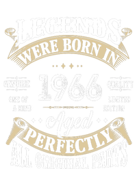 56th Birthday Vintage Legends Born In 1966 Women's Racerback Cropped Tank