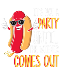 It's Not A Party Until The Wiener Comes Out Funny Hot Dog Yupoong Adult 5-Panel Trucker Hat